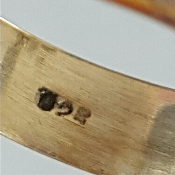 SOLD Turquoise iolite & apatite cluster ring - Picture 6 of 6